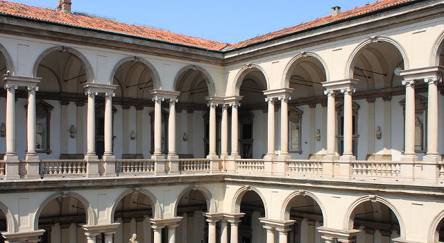 An image of Milan's Brera Gallery
