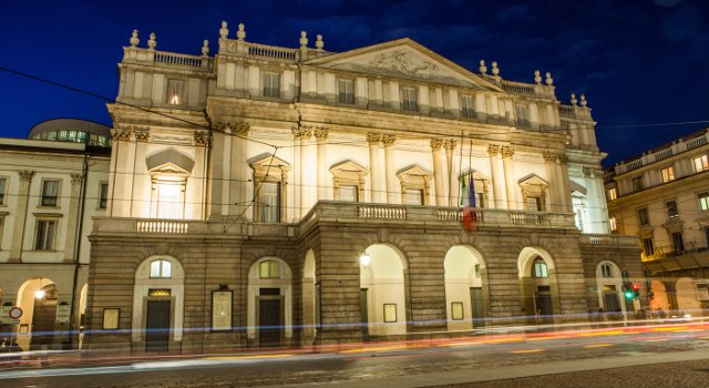 An image of Milan's La Scala Opera House