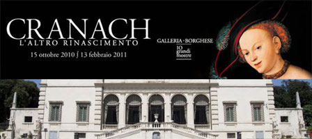 Cranach exhibition poster, Borghese Gallery, Rome