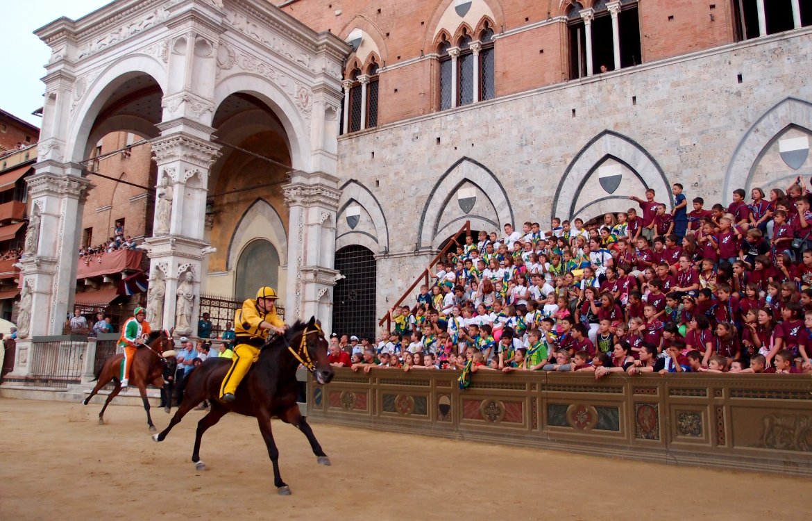 The Palio race, Siena, Italy information and booking.